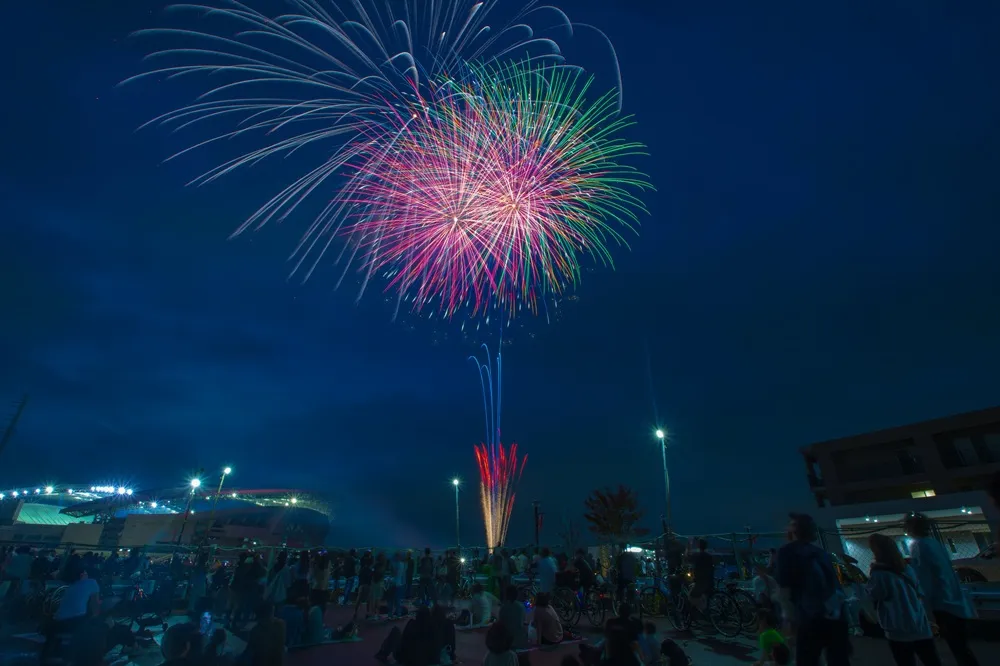 過去大会における花火の写真