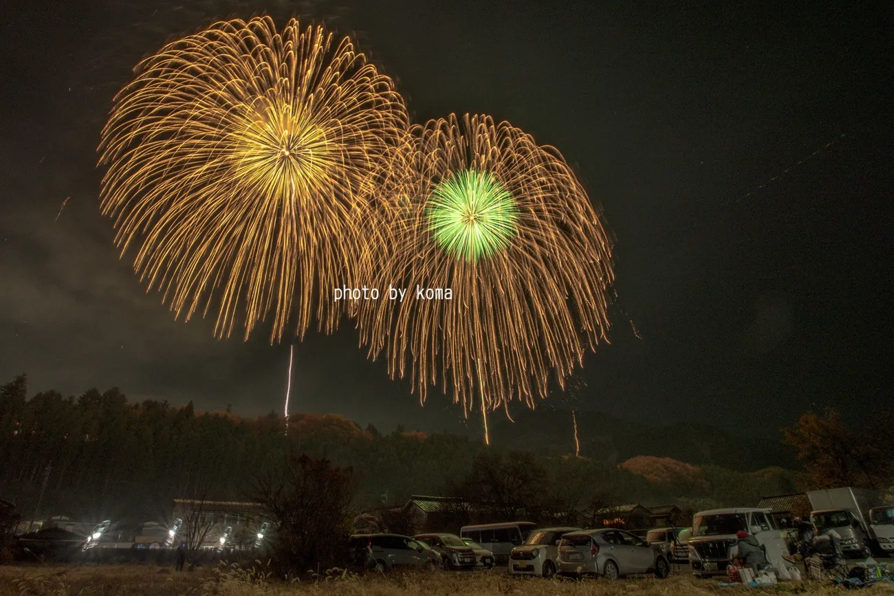 秩父夜祭花火大会の画像