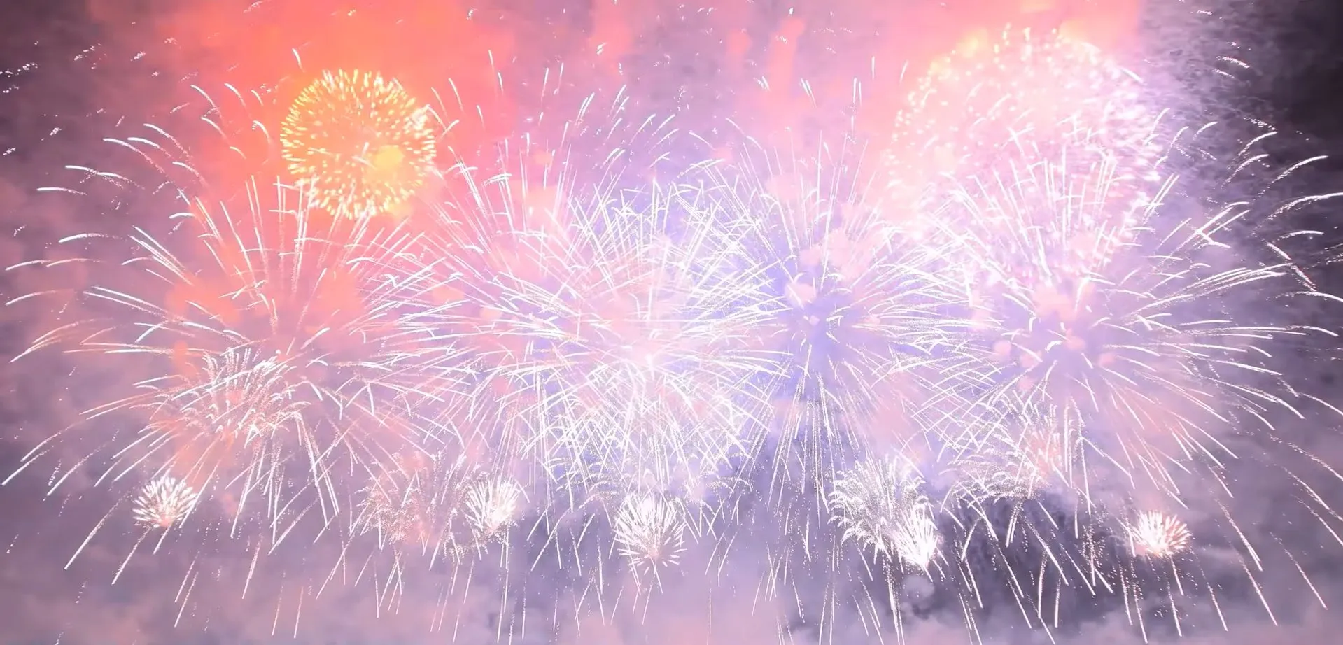 大曲の花火春の章フィナーレの様子