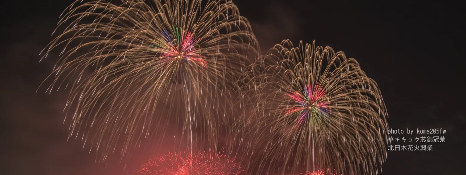 北日本花火興業さんの花火の画像