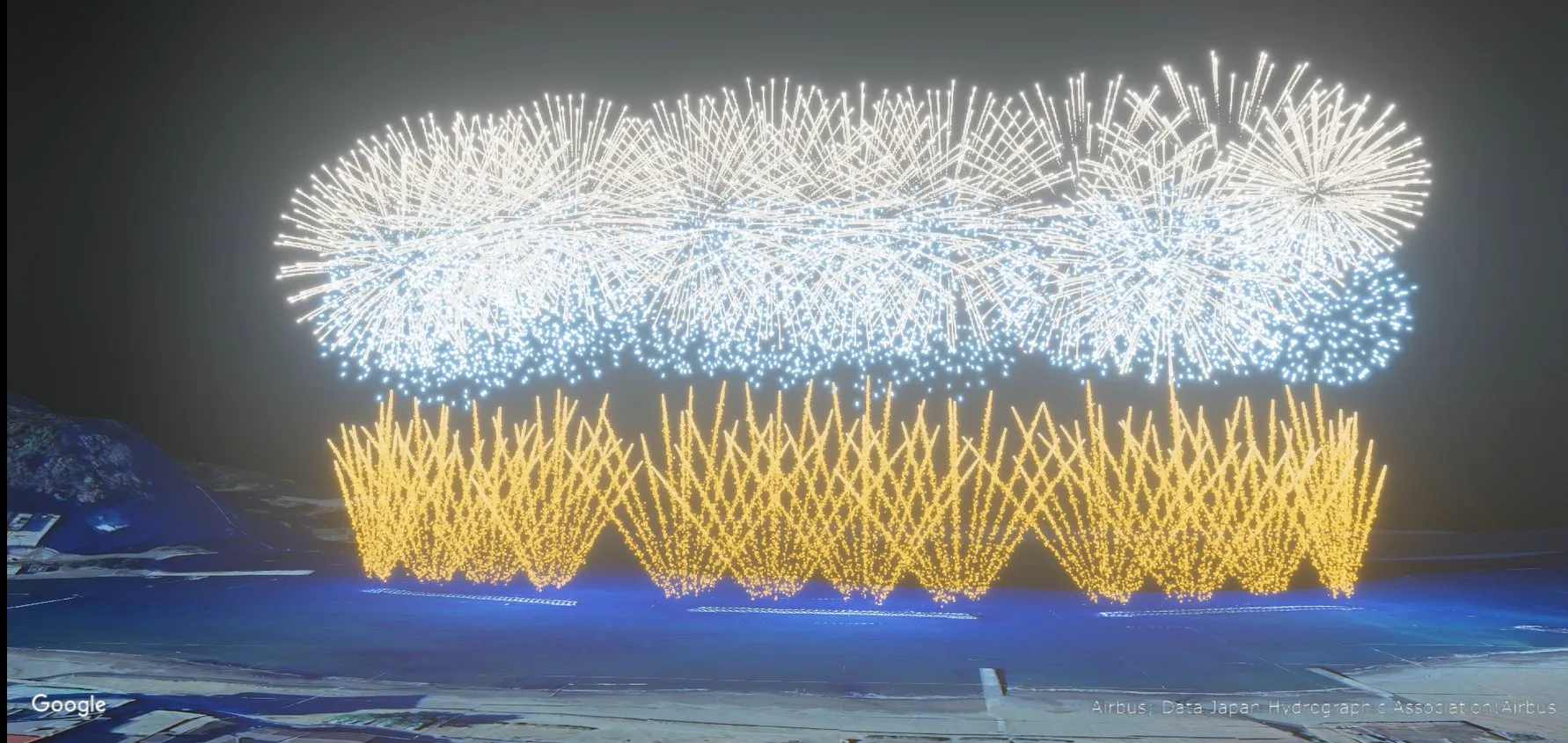 ワイド花火演出の画像