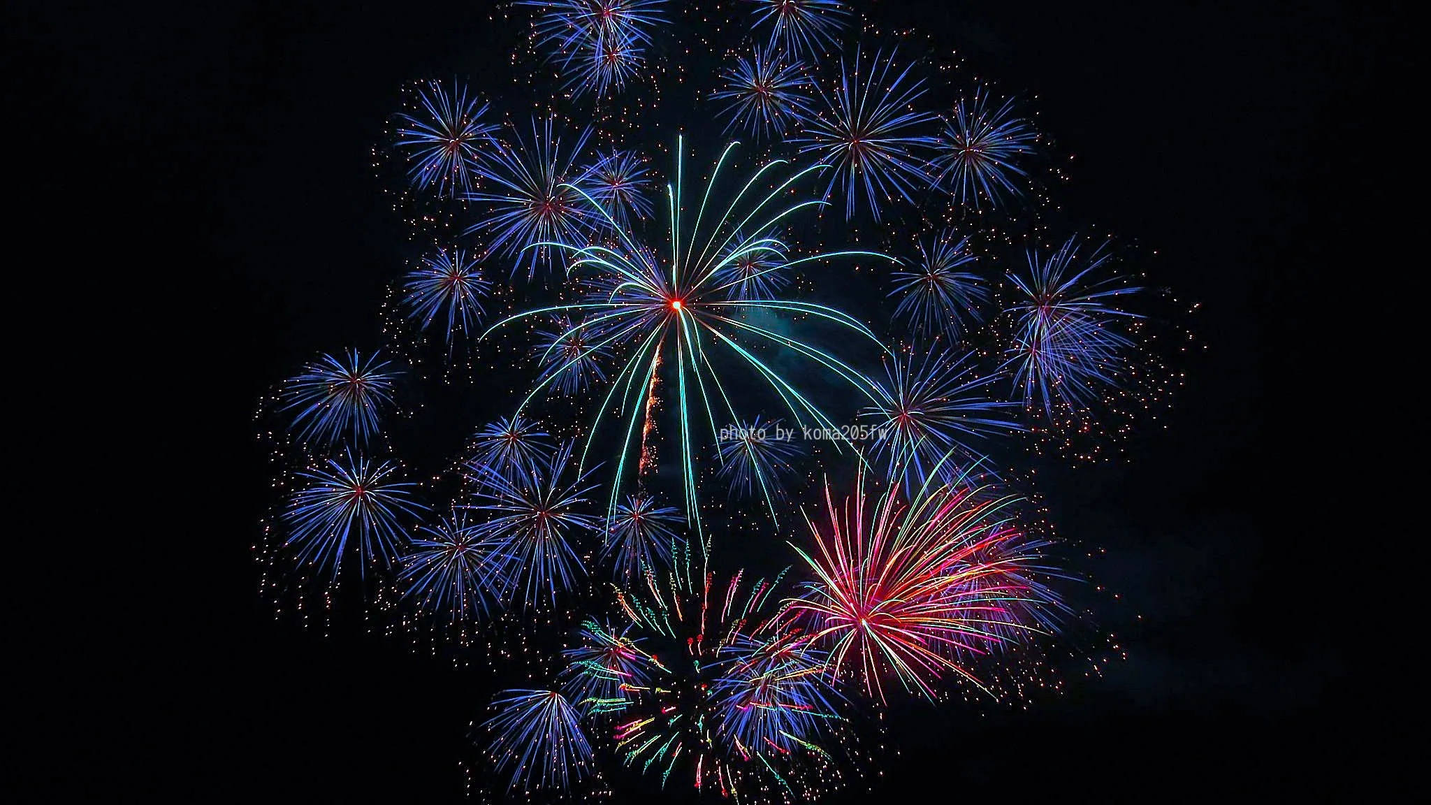 尺玉花火の画像