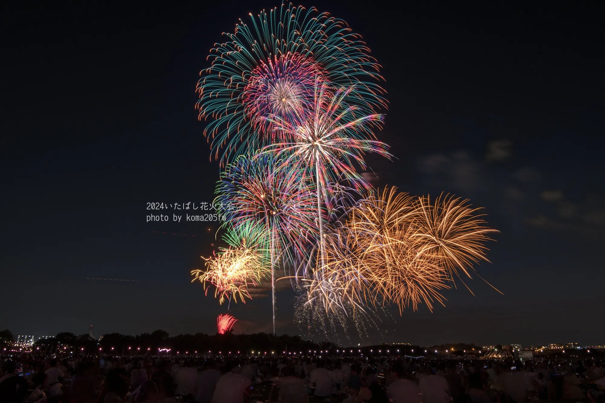 いたばし花火大会の様子